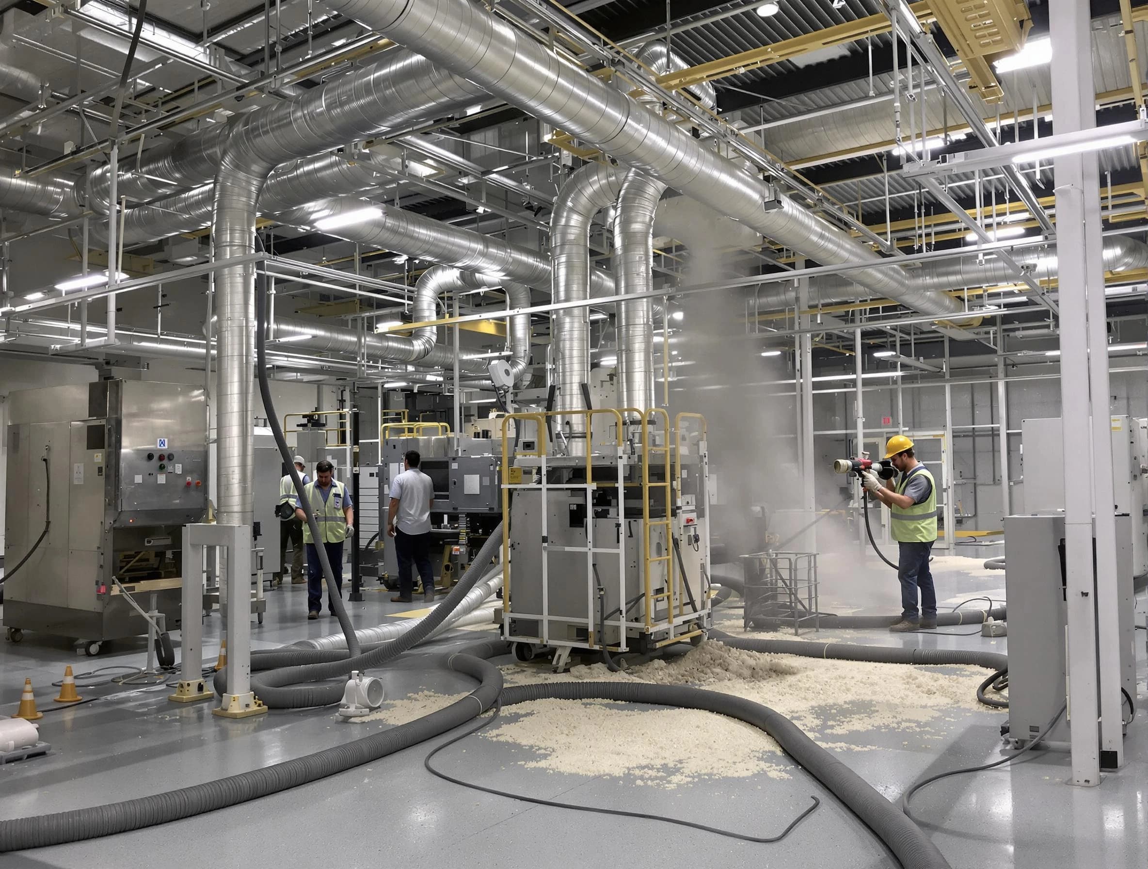 Heavy-duty industrial duct cleaning by Scottdale Air Duct Cleaning in Scottdale