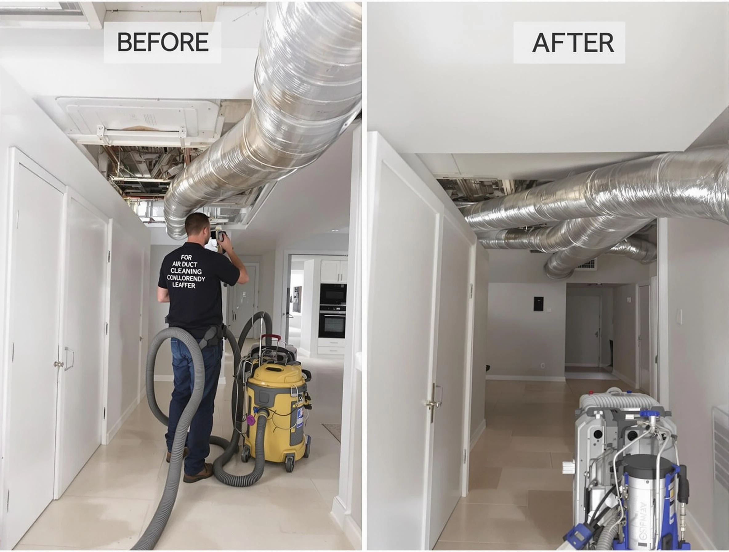 Scottdale Air Duct Cleaning professional performing thorough air duct cleaning in Scottdale