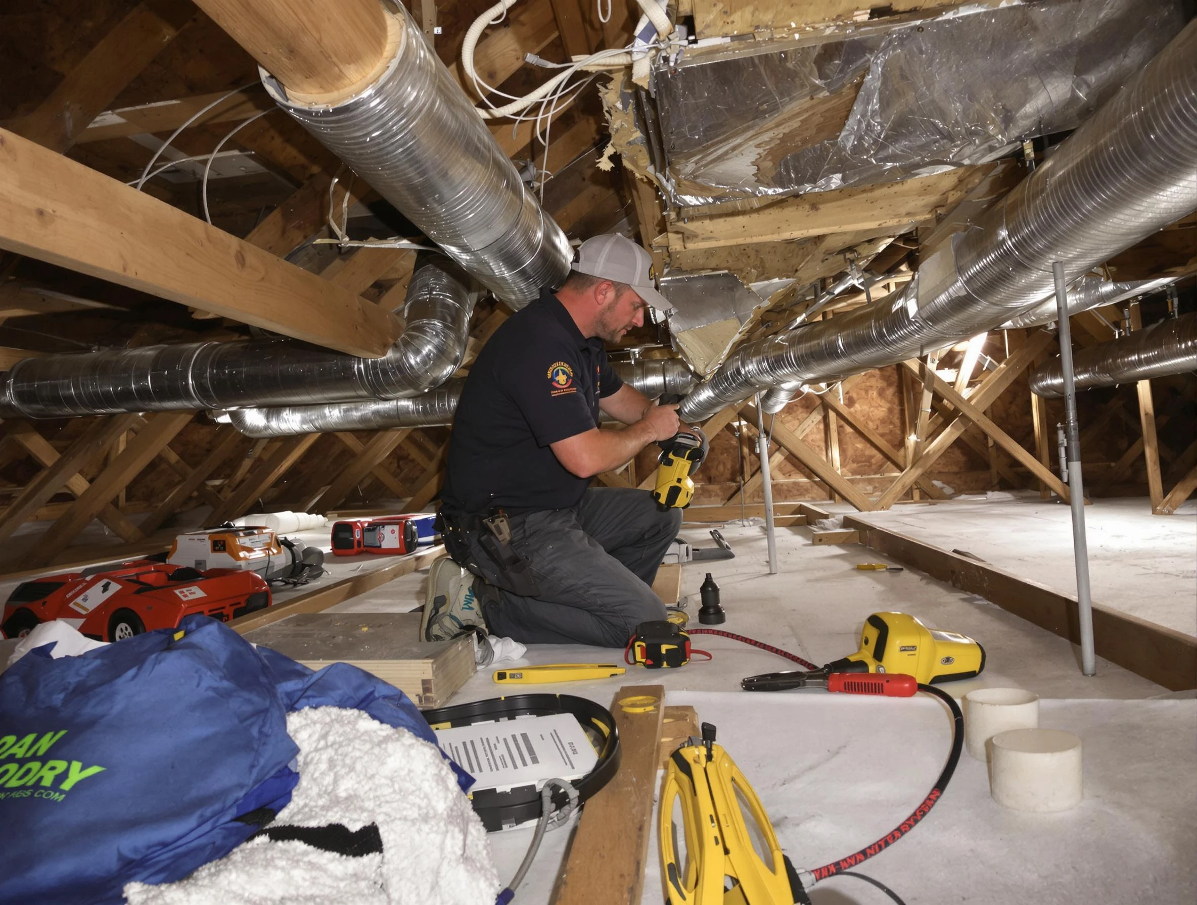 Professional air duct repair by Scottdale Air Duct Cleaning in Scottdale