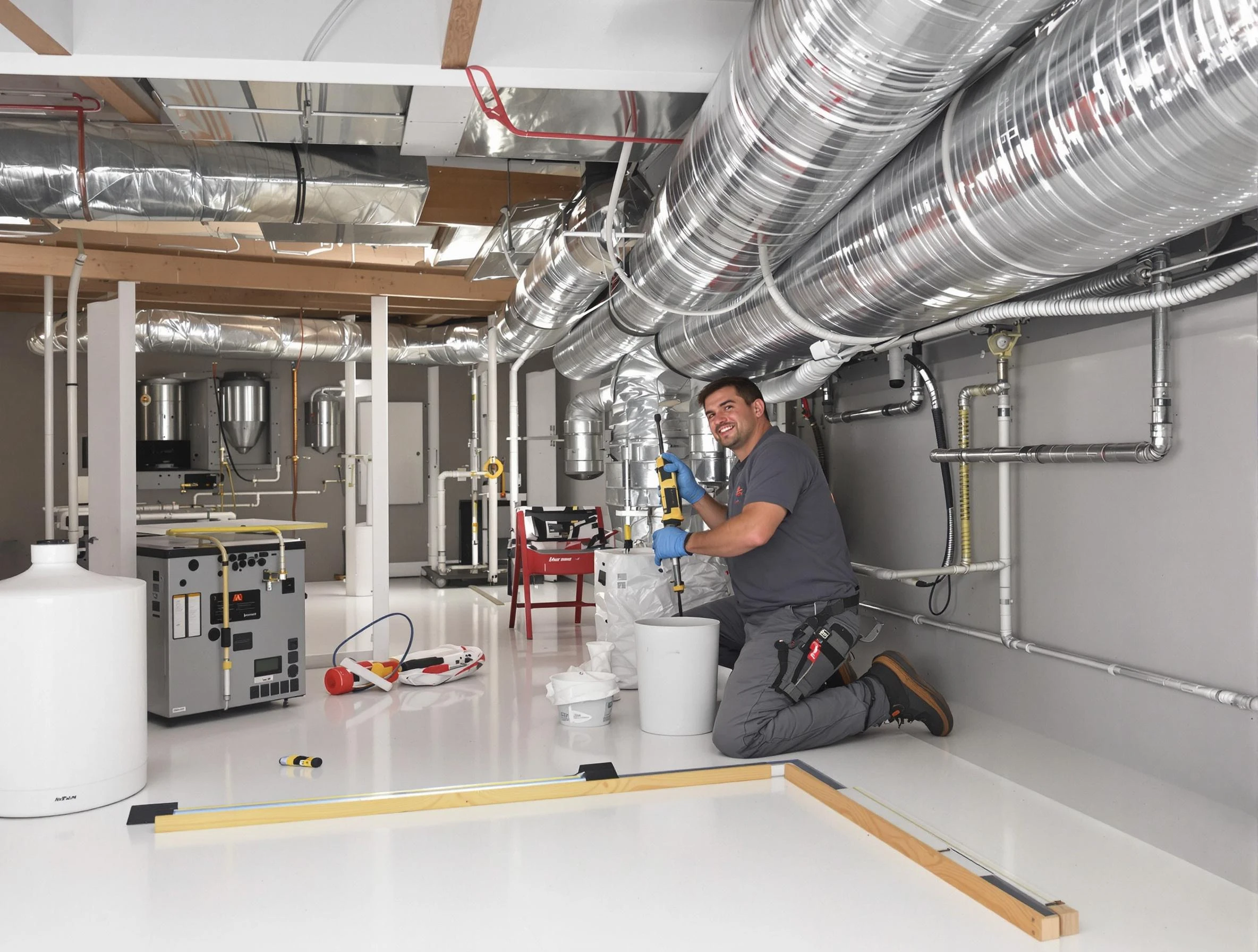 Professional duct sealing service by Scottdale Air Duct Cleaning in Scottdale