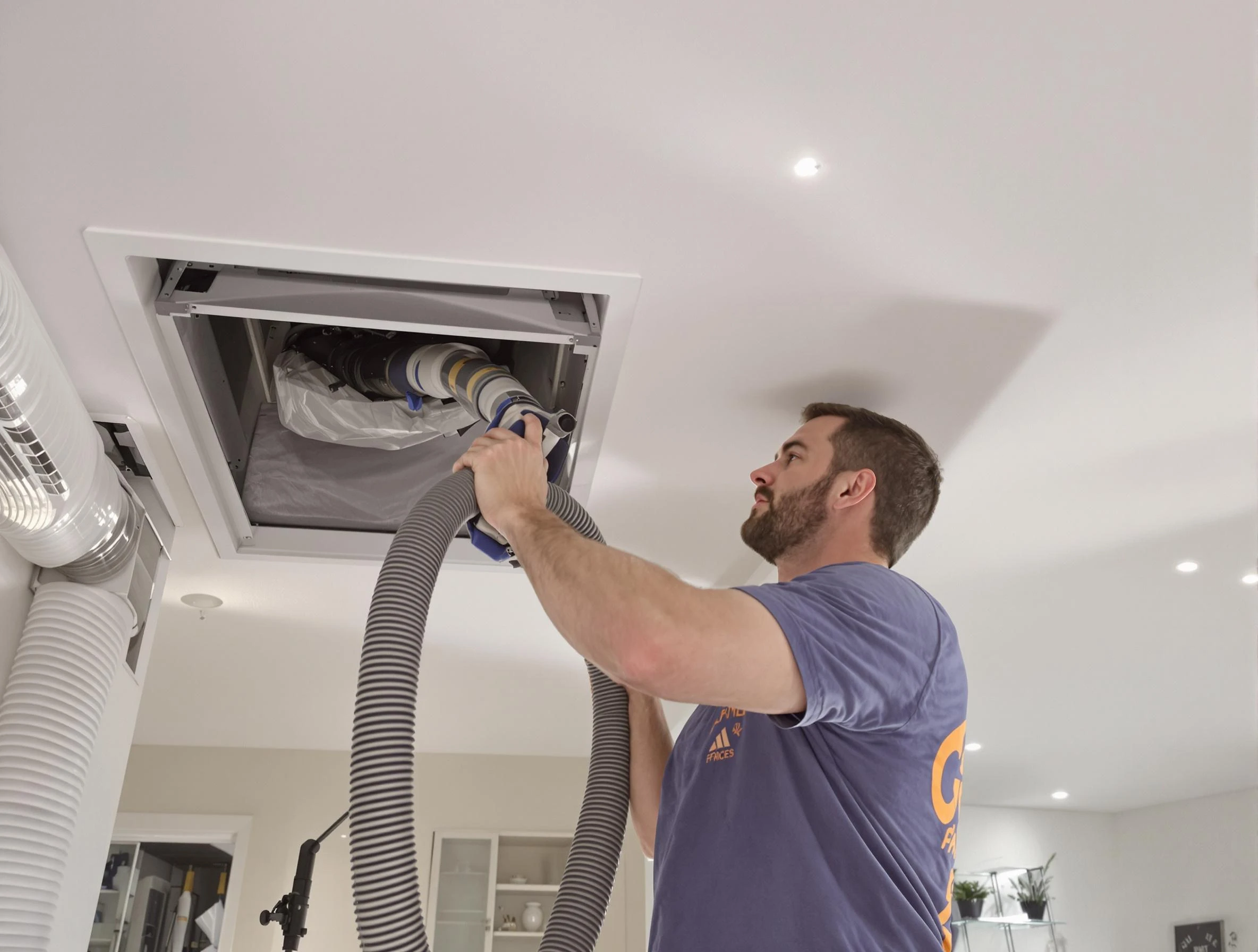 Precision indoor duct cleaning by Scottdale Air Duct Cleaning in Scottdale